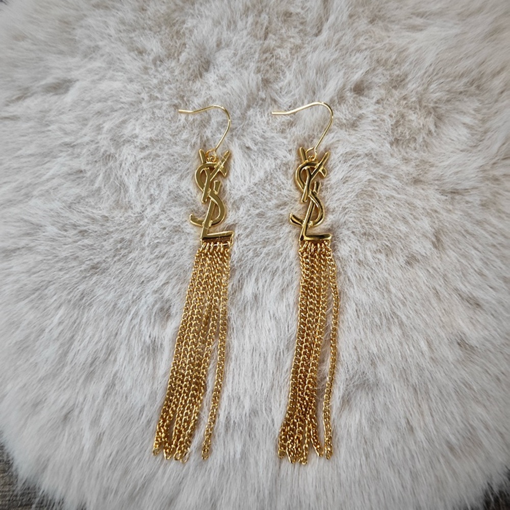 Yves Saint Laurent Tassel Earrings